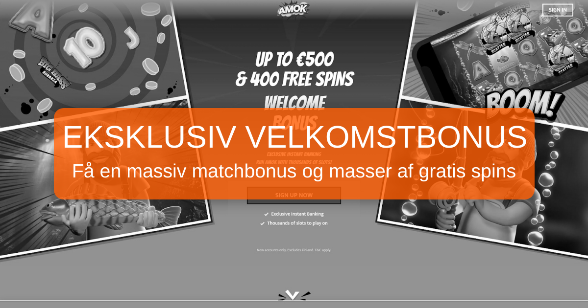 Amok Casino for danske spillere
