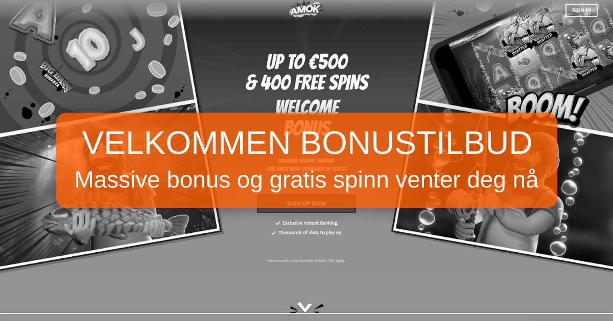 Amok Casino for norske spillere