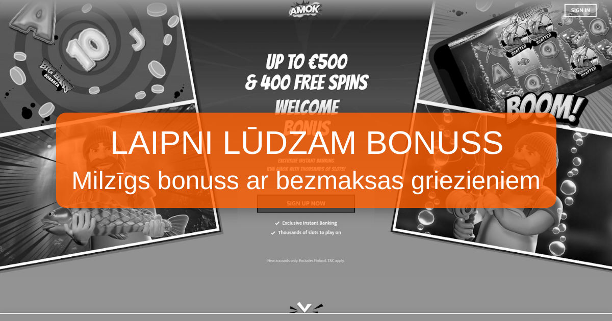 Amok Casino Latvijas spēlētājiem